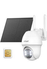 Ie Geek 4G LTE Telecamera Con Sim Con Batteria, 2K 3 MP Senza Fili, Rilevamento