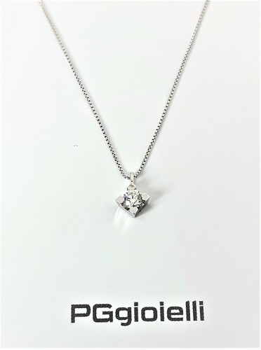Collana donna punto - luce, con