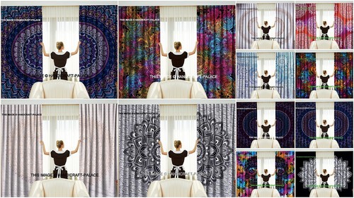 Mandala porta finestra tenda - porta,