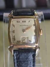 Longines-Wittnauer vintage con anse fantasia cassa oro laminato 15j 10K, revisionato