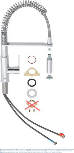 Rubinetto cucina colonna - a,