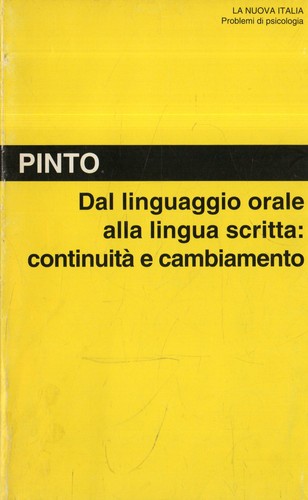 Dal linguaggio orale alla