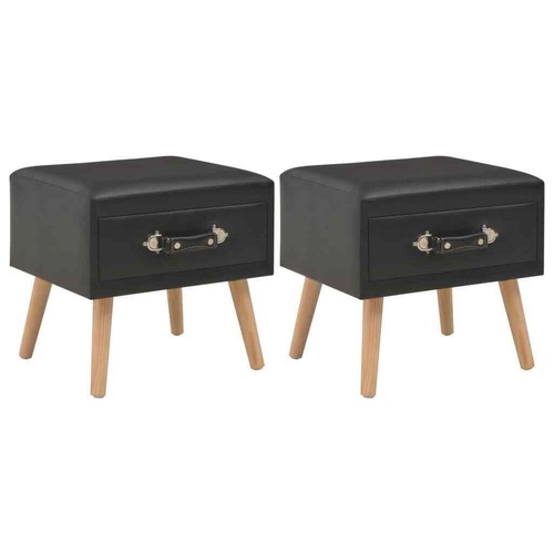 Vidaxl comodini neri pz - vidaxl, 2