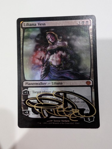 Autografo mtg liliana - autografo,