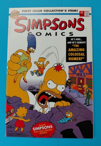Simpsons comics con poster - simpsons,