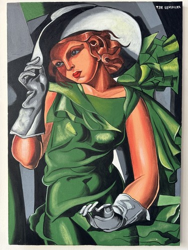 Tamara lempicka oil on - lempicka,