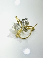 925 Silver Filigree Brooch