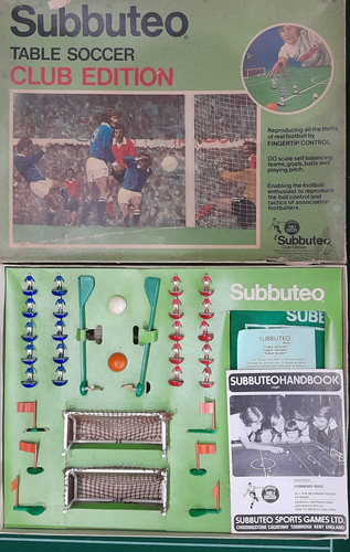 Subbuteo set box club edition - subbuteo,