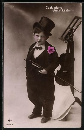 Bambino abito con violino - abito,