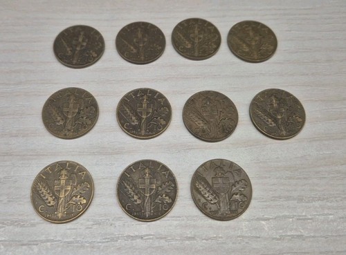 Monete centesimi 1941 - 11, 10