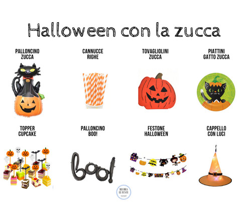 Party box halloween zucca - box,