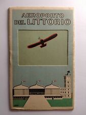 FASCISMO AEROPORTO DEL LITTORIO LIBRETTO DI VOLO