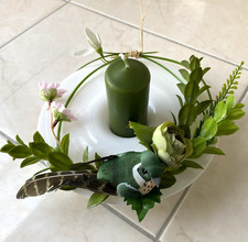 Vintage IKEA Stoccolma Maria Vinka portacandele vetro design decorazione candela nebbia NUOVO