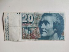Banconota 20 franchi svizzeri
