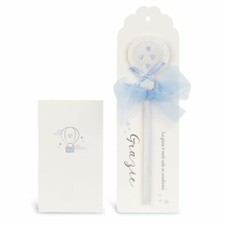 MATITA MONGOLFIERA CELESTE CON