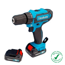 trapano avvitatore a batteria 18v punte professionale valigetta porta trapani