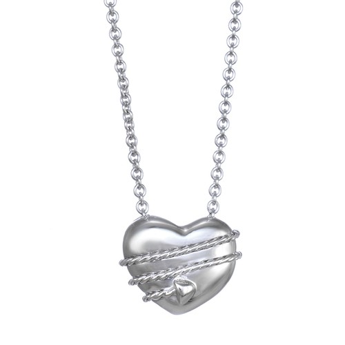 Collana cuore freccia - cuore, e