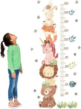 Tabella Di Altezza per Bambini, Metro Adesivo Bambini Da Parete, Adesivi Parete 