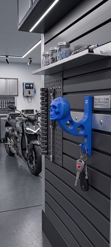 Porta casco moto parete - casco,