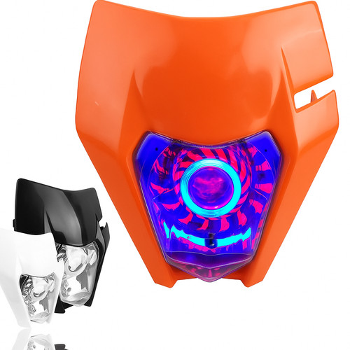 Faro ktm led universale angel - faro,