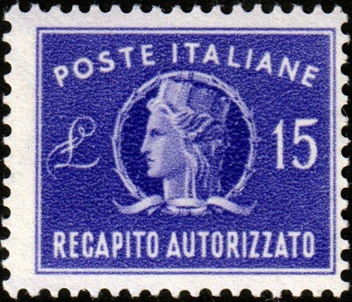 Repubblica 1949 lire 15 - -,