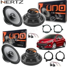 Kit 4 Casse Altoparlanti Hertz X165 Anteriori e Posteriori per Peugeot 207