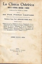 LA CLINICA OSTETRICA 1934 annata completa OSTETRICIA GINECOLOGIA Libro rivista