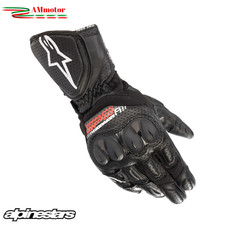 Guanti Moto Sport Racing Touring in Pelle ALPINESTARS SP-8 V3 Air Black Uomo