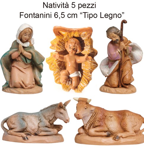 Presepe fontanini 5 - presepe, cm