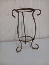 Portavaso D' Epoca Supporto Per Piante In Ferro Battuto