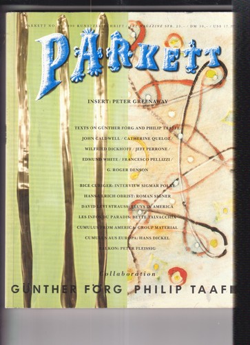Parkett rivista - parkett,