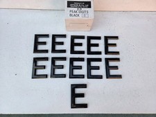 Targa Vintage Lettera E x11