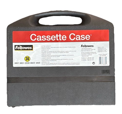 Fellowes cassette tape - cassette, storage