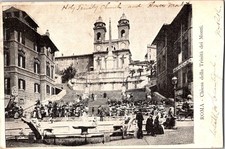 Vintage Rome Postcard Holy