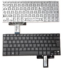 DEUTSCHE Kaffee Tastatur ohne Beleuchtung komp. für ASUS Transformer Book TX300
