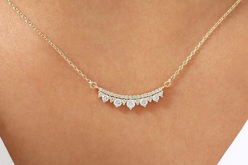 Collana con diamanti collier