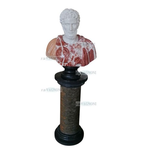 Busto imperatore con - busto,