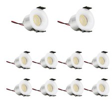 10x Mini Faretto LED Bianco