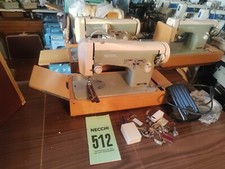 NECCHI 512 MACCHINA DA CUCIRE A ZIGZAG TAPPEZZERIA SEMI INDUSTRIALE PELLE E TESSUTO