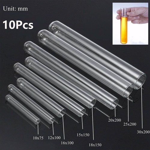 Pezzi provette vetro - pezzi, in