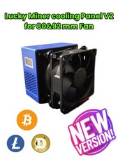Lucky Miner LV07 & LG07 Cooling Panel 92 & 80mm V2 modding/upgrade fino-15°C!!?