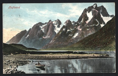 Cartolina raftsund barca a - barca,