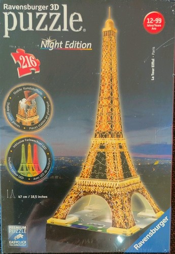 Ravensburger puzzle eiffel - ravensburger,
