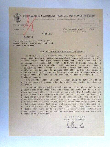 Federazione nazionale fascista - nazionale,