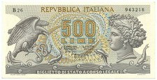 500 lire biglietto stato - di,