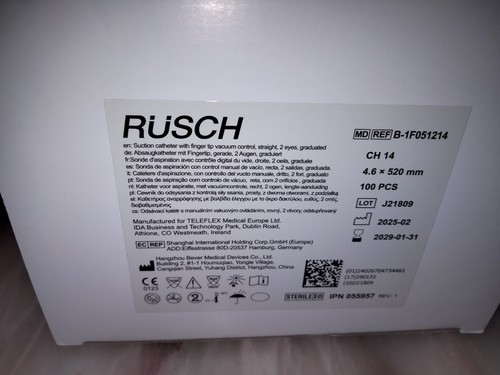Catetere aspirazione rusch - catetere,