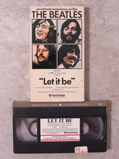 Beatles LET IT BE Original VHS