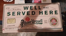 Targa Bombata smaltata birra Pilsner 29x61