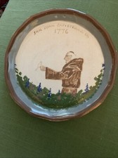 Piatto ceramica vintage fatto