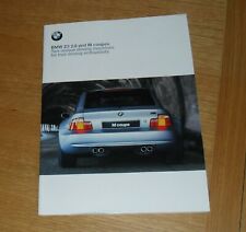 BMW Z3 2.8 & M Coupè Brochure